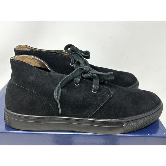 Polo Ralph Lauren Chukka‎ Ankle Boots Mens 11 D Black Suede Joplin - Picture 2 of 6